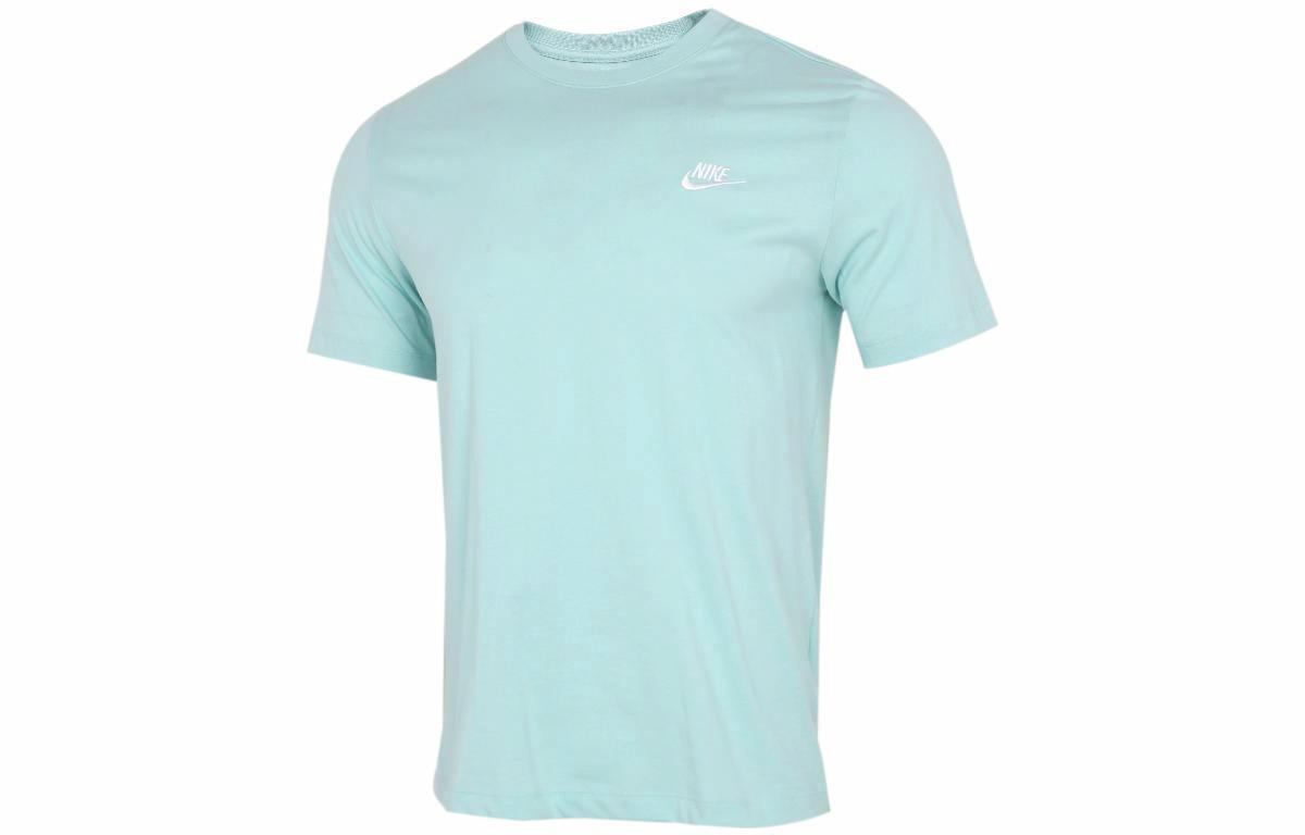 Мужская футболка Nike Sportswear Club (светло-зеленая) — фото 1
