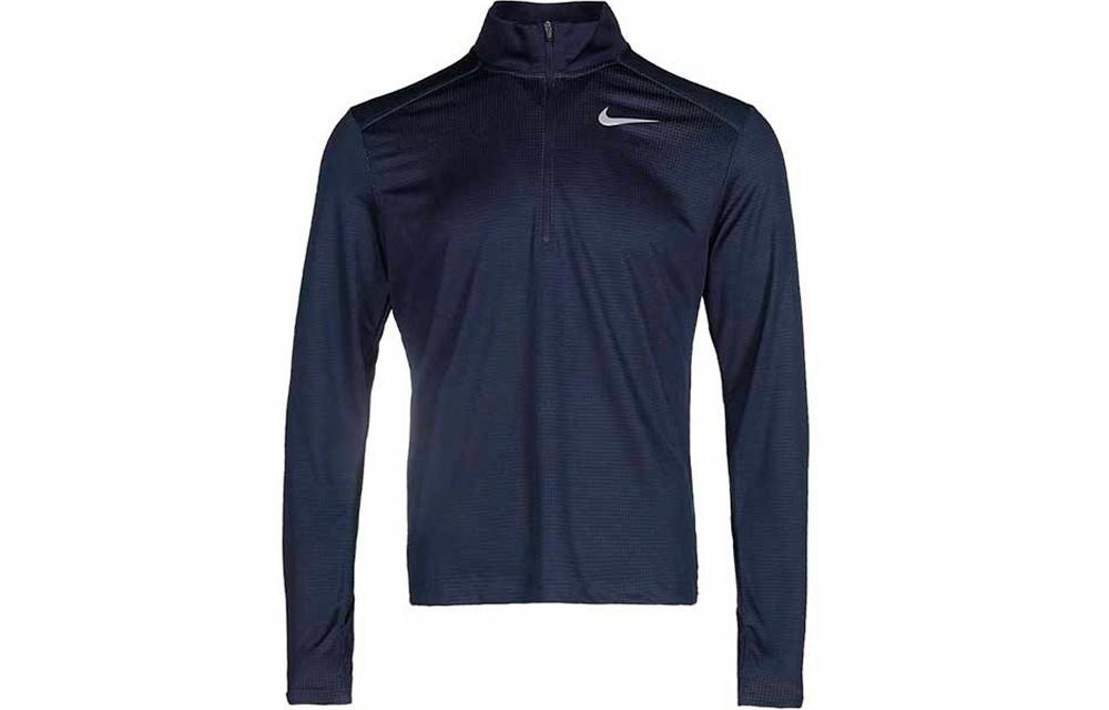 Мужская спортивная кофта Nike Dri-Fit Pacer (темно-синяя) — фото 1