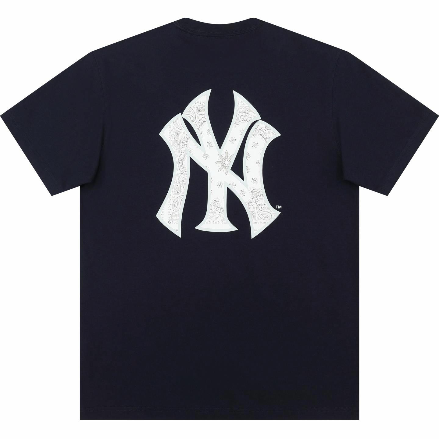 Футболка New Era MLB Logo (темно-синяя)