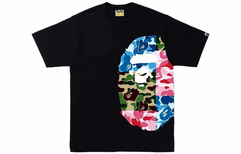 Мужская футболка A BATHING APE (черная) — фото 3