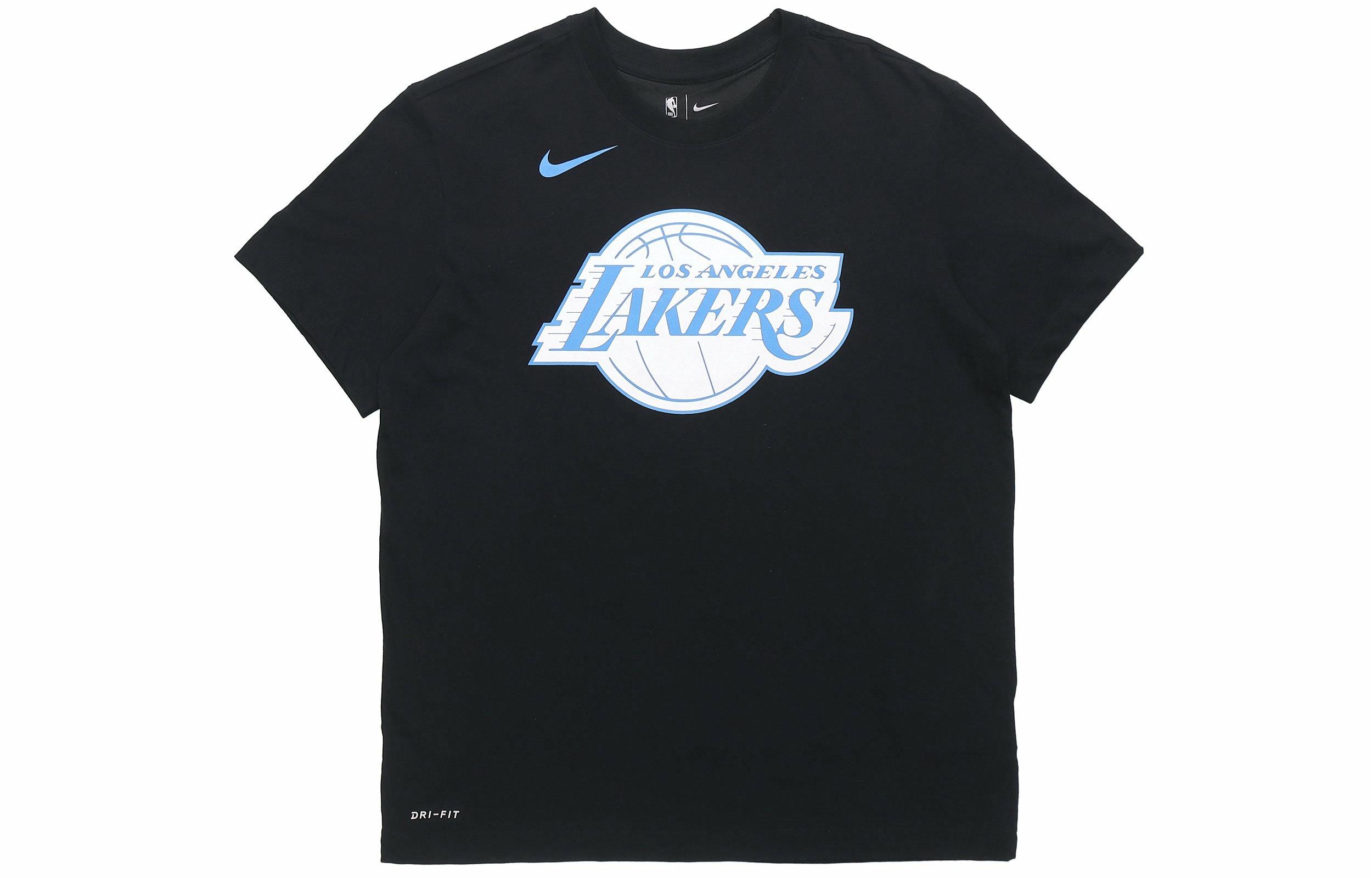 Мужская футболка Nike AS LAL M DRY TEE ES CE LGO (черная) — фото 1