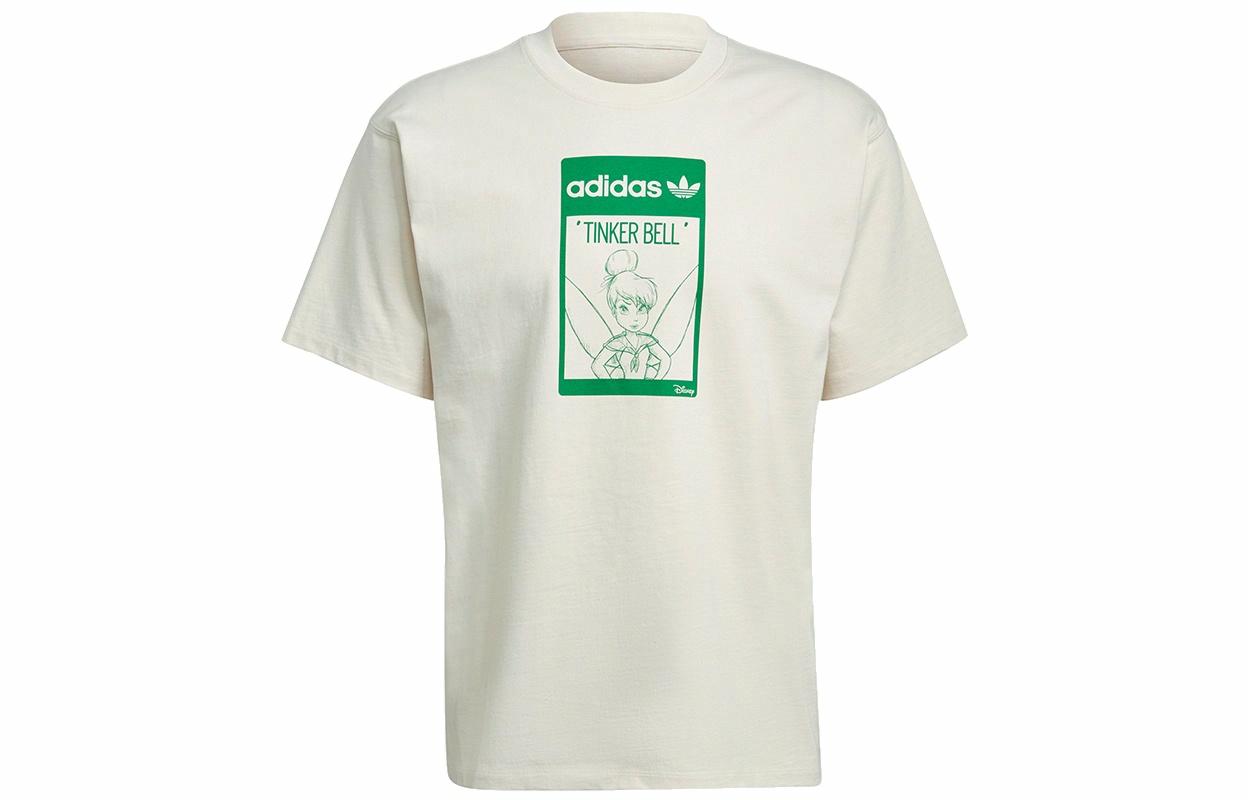 Футболка adidas originals x Disney Tinker Bell (бежевая) — фото 1