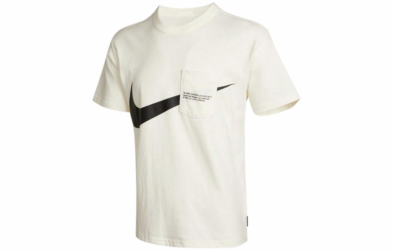 Футболка Nike Sportswear Swoosh T (молочный) — фото 1