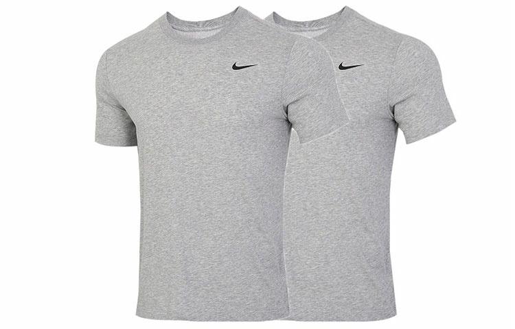 Мужская футболка Nike Dri-FIT (темно-серая) — фото 4
