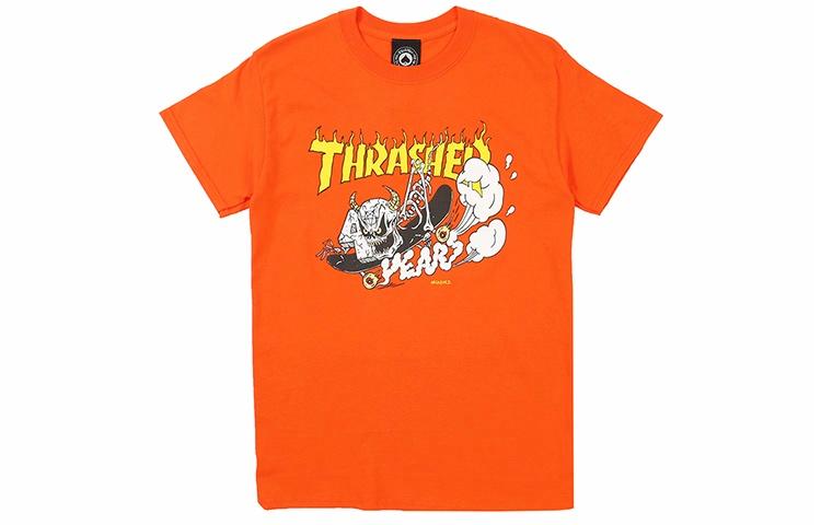 Футболка Thrasher 40T (оранжевая)
