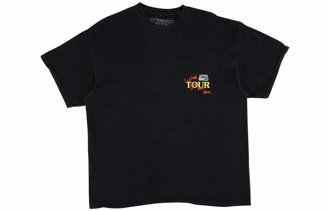Футболка Travis Scott Cactus Jack Astroworld Logo (черная) — фото 1