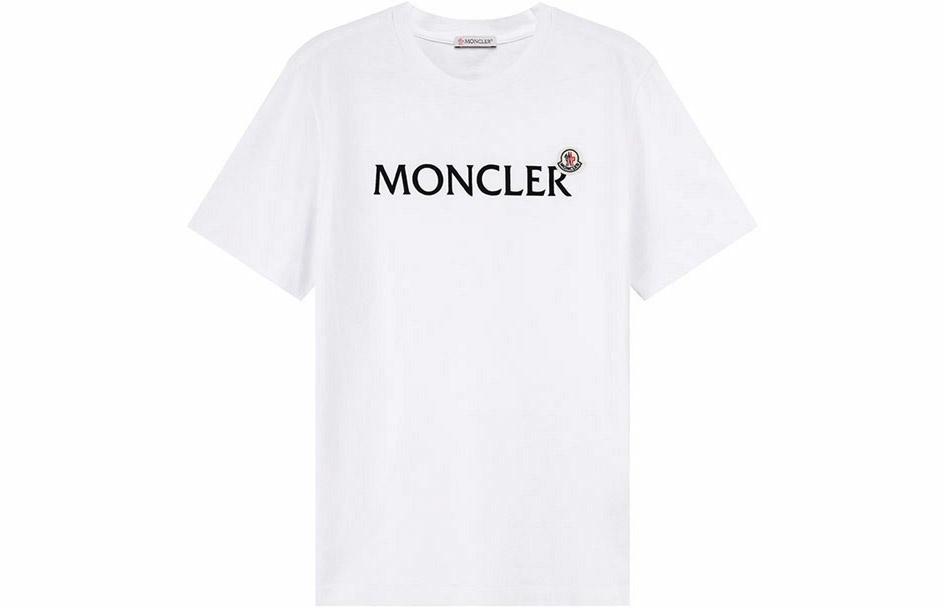 Мужская футболка Moncler I10918C000648390T001 (белая)