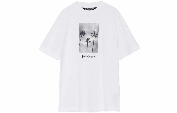 Мужская футболка PALM ANGELS (белая)