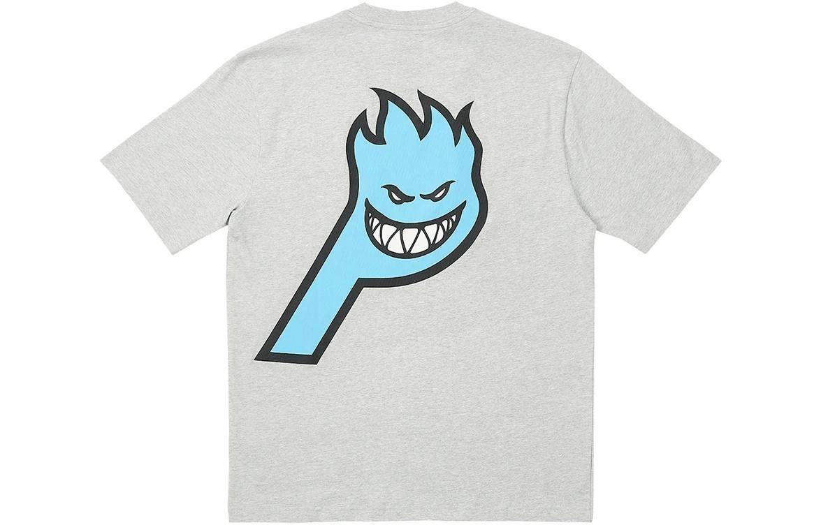 Футболка Palace Palace x Spitfire (серая)