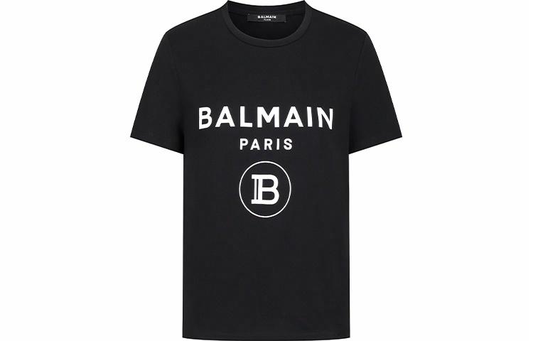 Мужская футболка Balmain (черная)