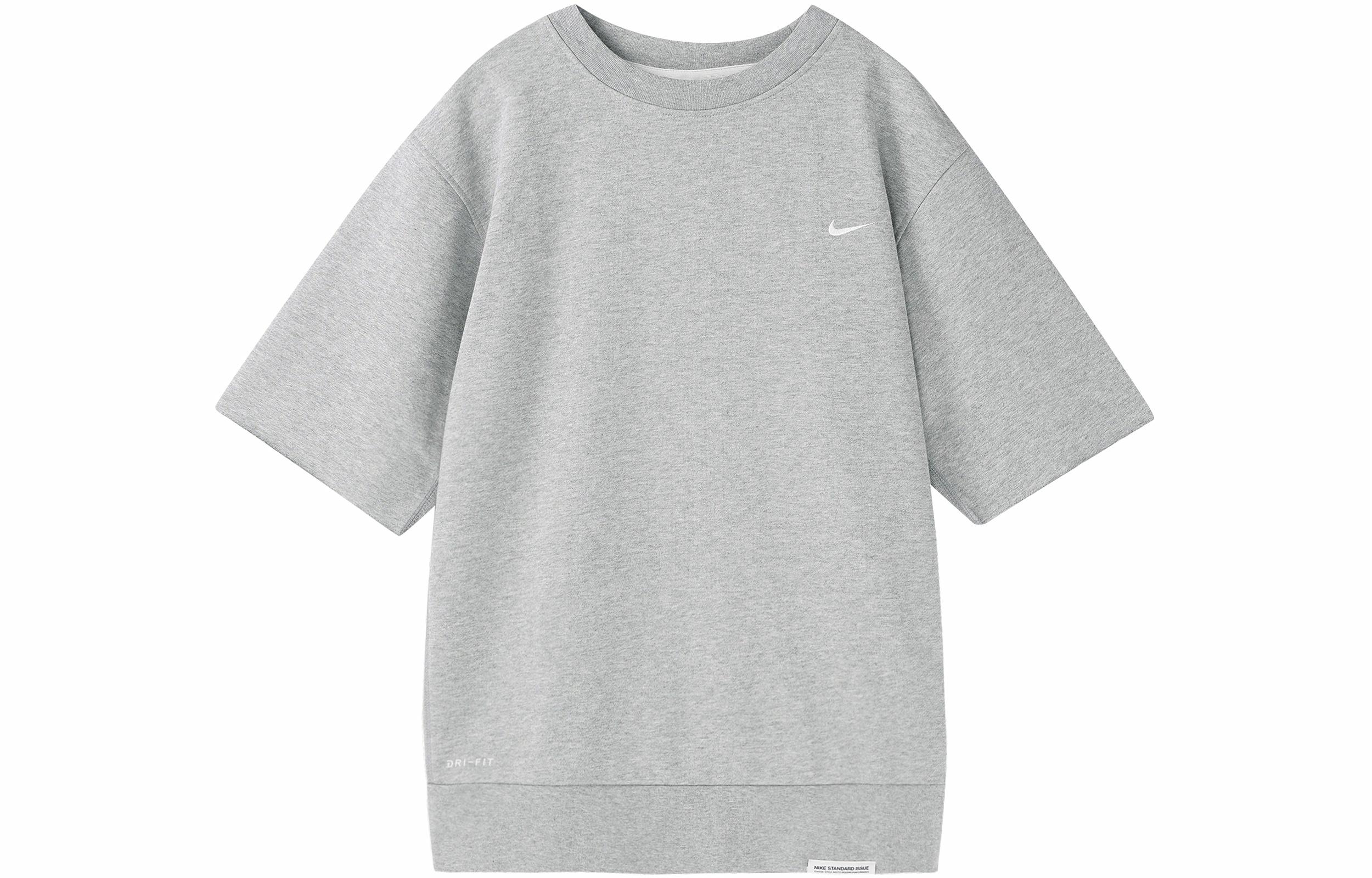 Мужская футболка Nike Dri-fit Standard Issue (темно-серая) — фото 1