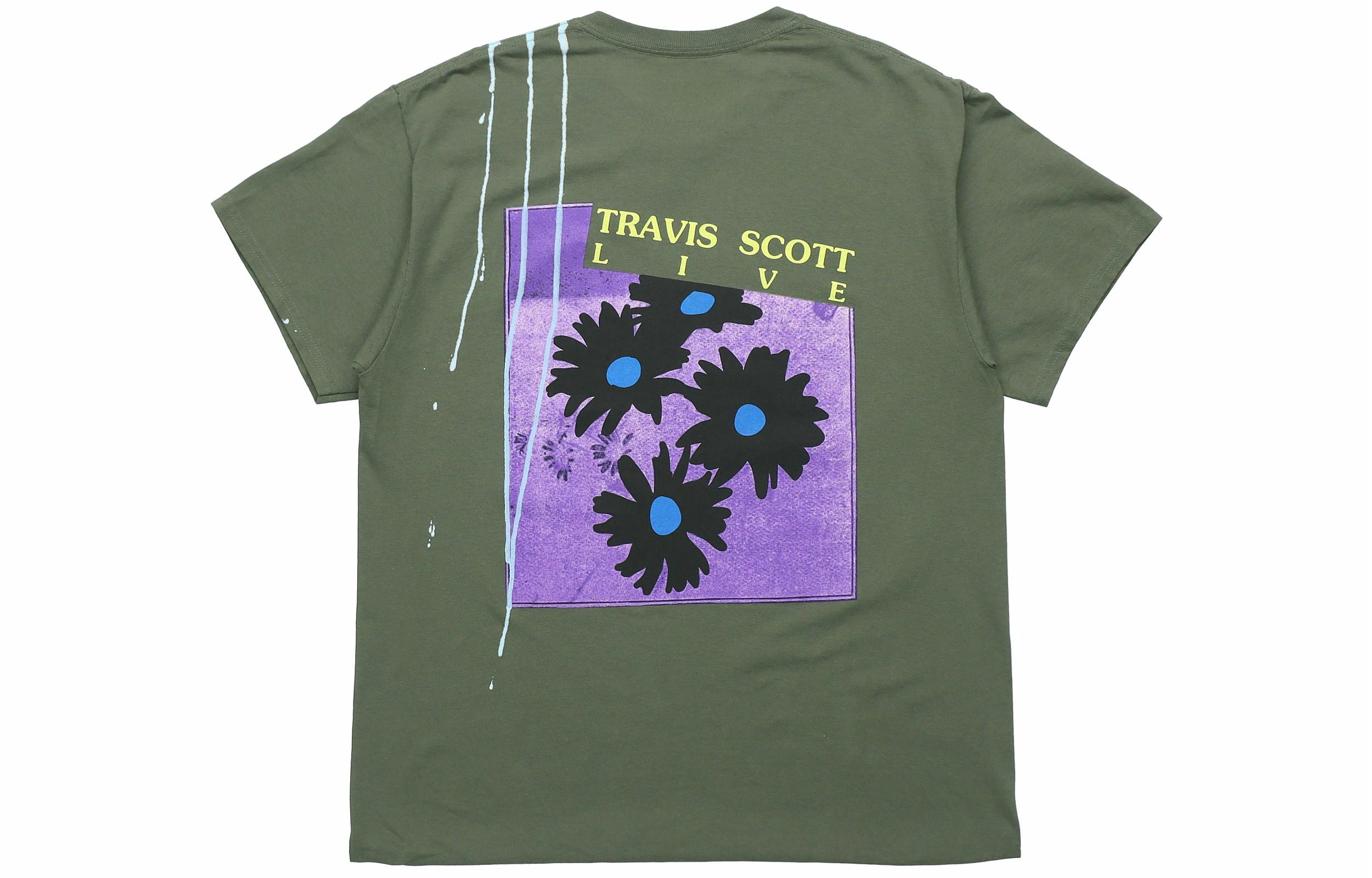 Футболка Travis Scott Cactus Jack (зеленая)