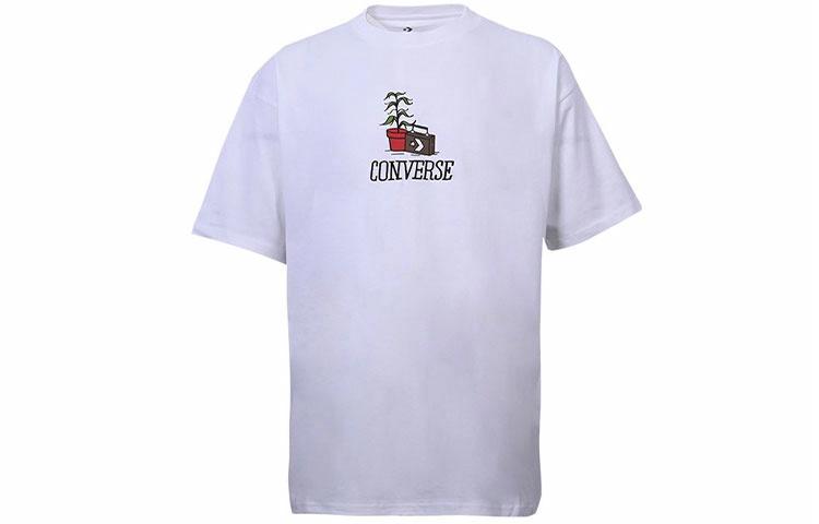 Мужская футболка Converse с принтом (белая)