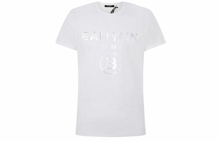 Мужская футболка BALMAIN (белая)