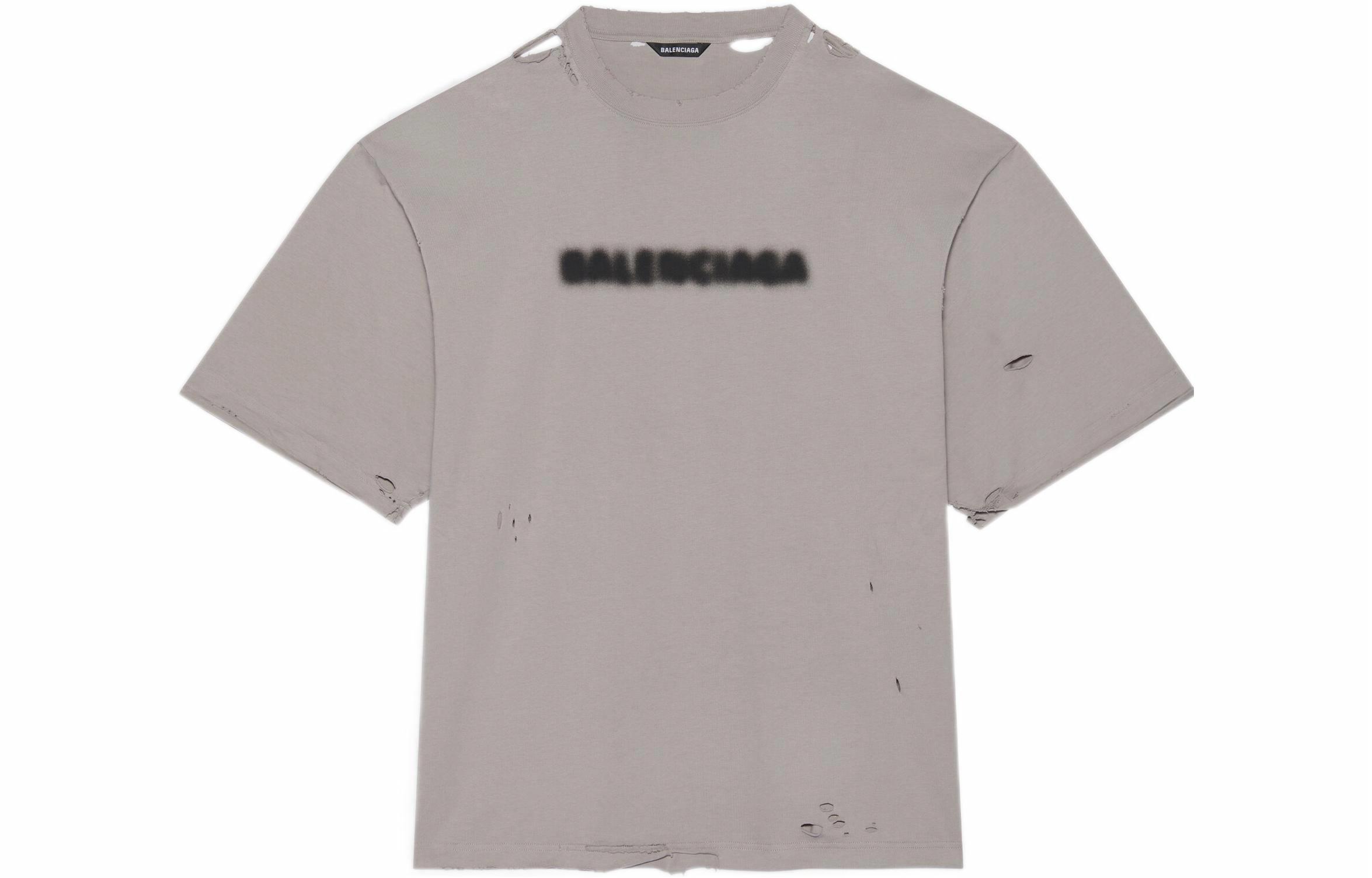 Футболка Balenciaga 661715TKVD58174 (серая)