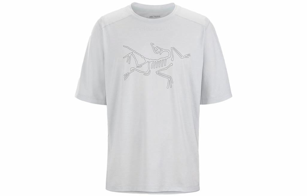 Мужская футболка Arcteryx CORMAC LOGO SHIRT (черно-серая)