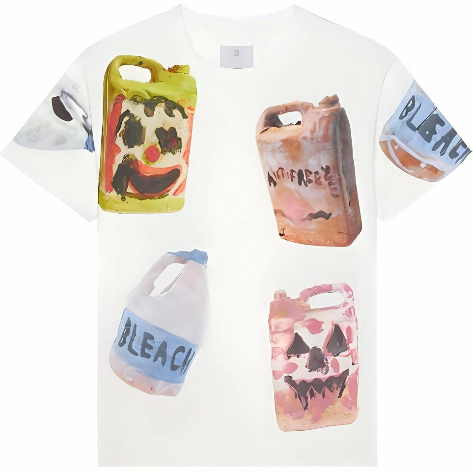 Мужская футболка Givenchy x josh smith (белая)