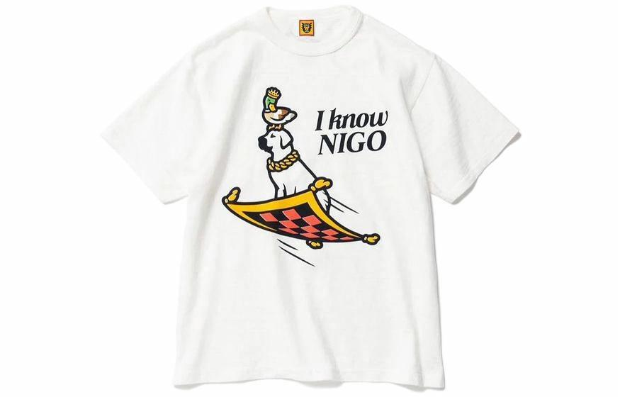 Футболка Human Made I Know Nigo T-Shirt (белая)