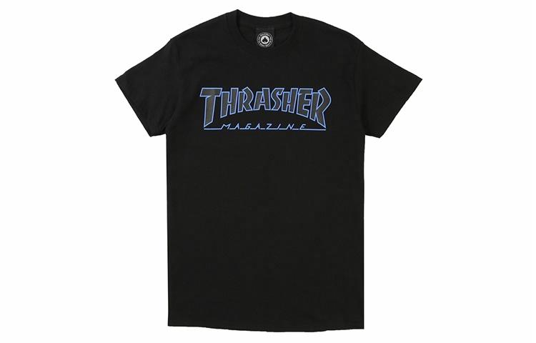 Футболка Thrasher Thrasher Outlined LogoT (черный)