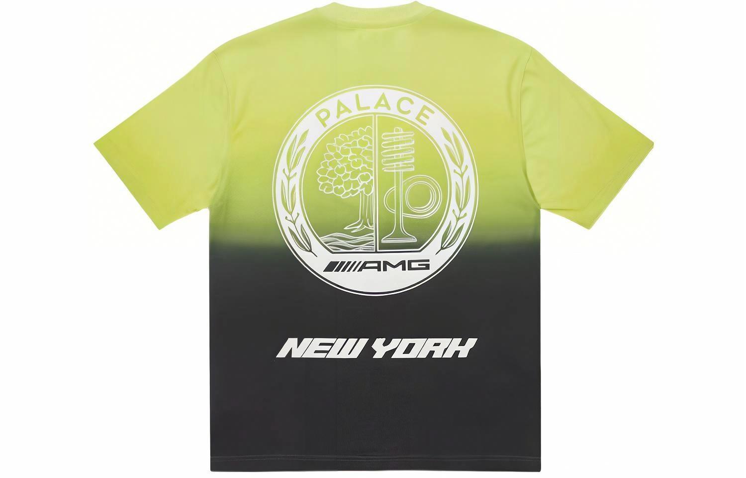 Футболка Palace Текстовый Принт (зеленая)