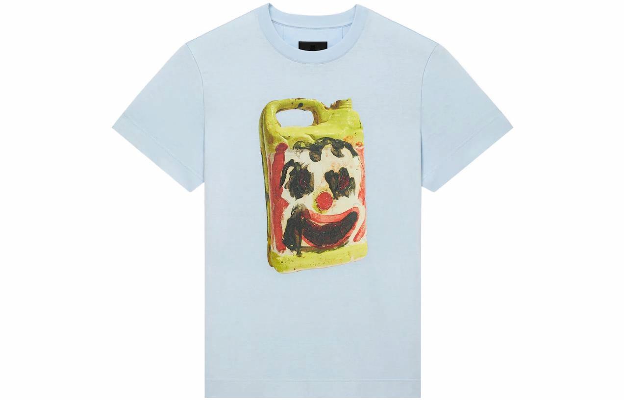 Мужская футболка Givenchy Givenchy x Josh Smith SS22 T (голубая)