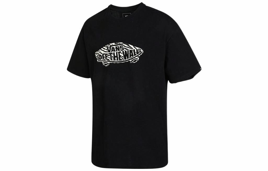 Мужская футболка Vans Skateboarding Letter Print (черная)