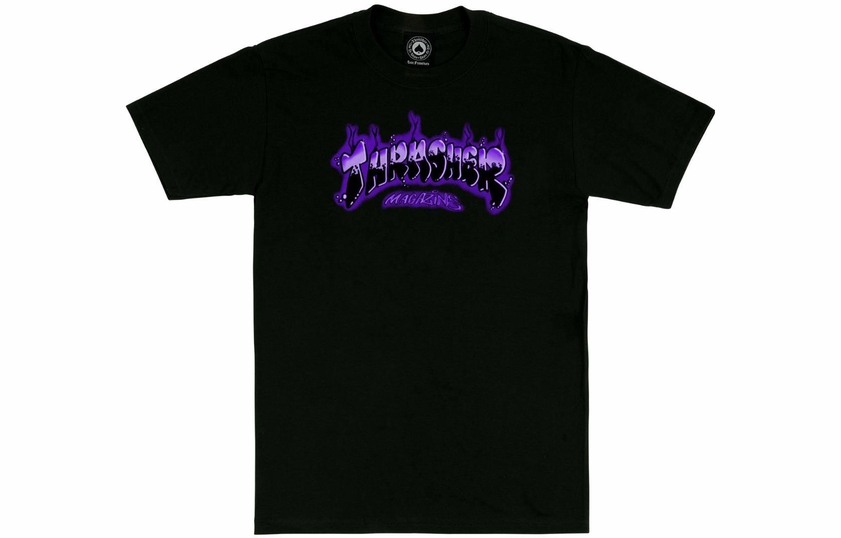 Мужская футболка Thrasher Thrasher SS23 T (черная)