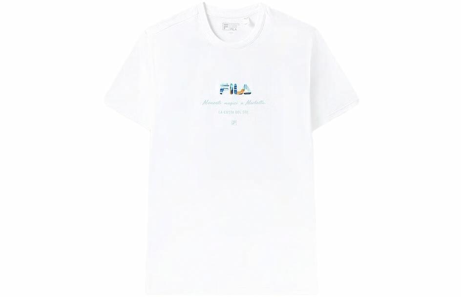 Мужская футболка Fila Logo Print (белая)