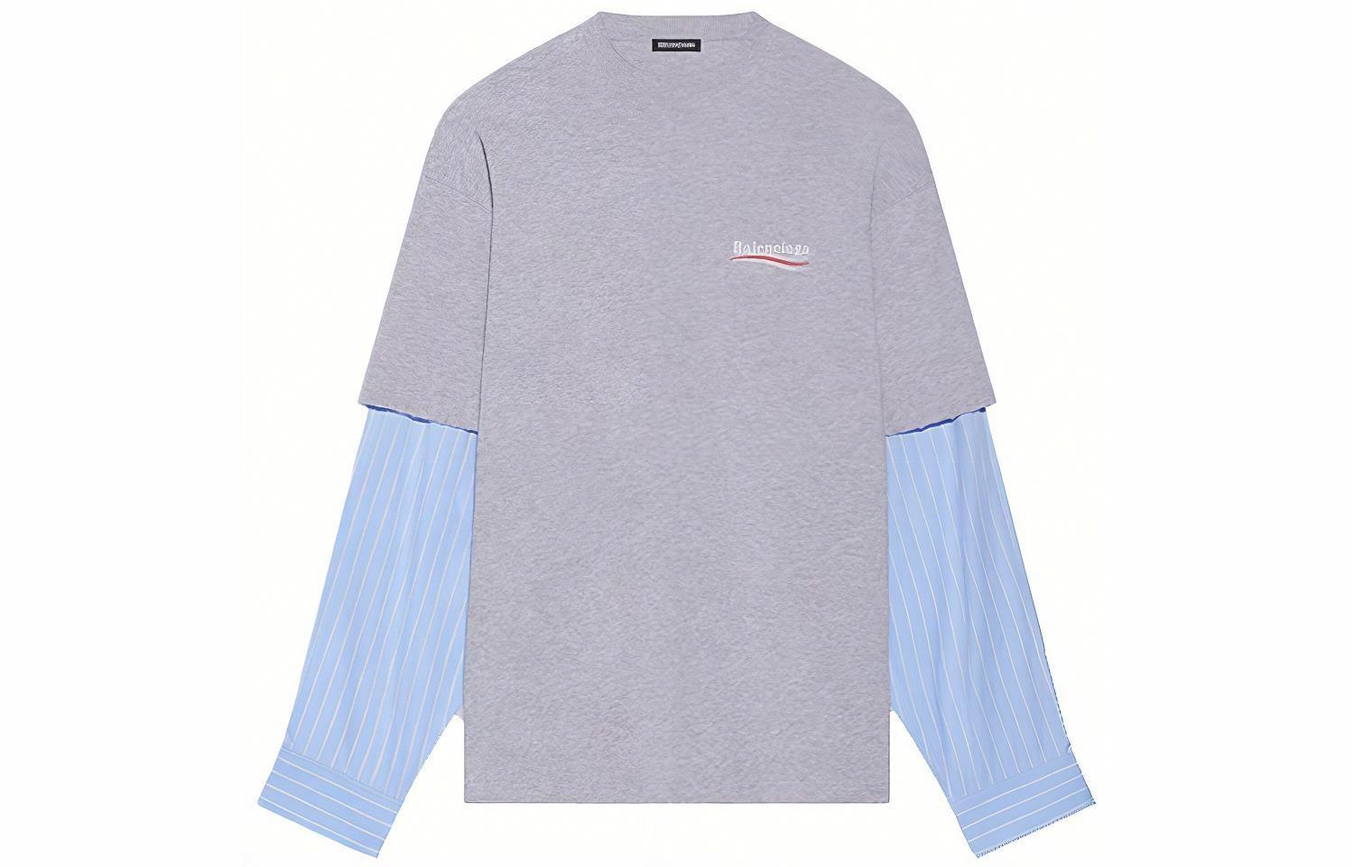 Мужская футболка Balenciaga FW21 (серая)