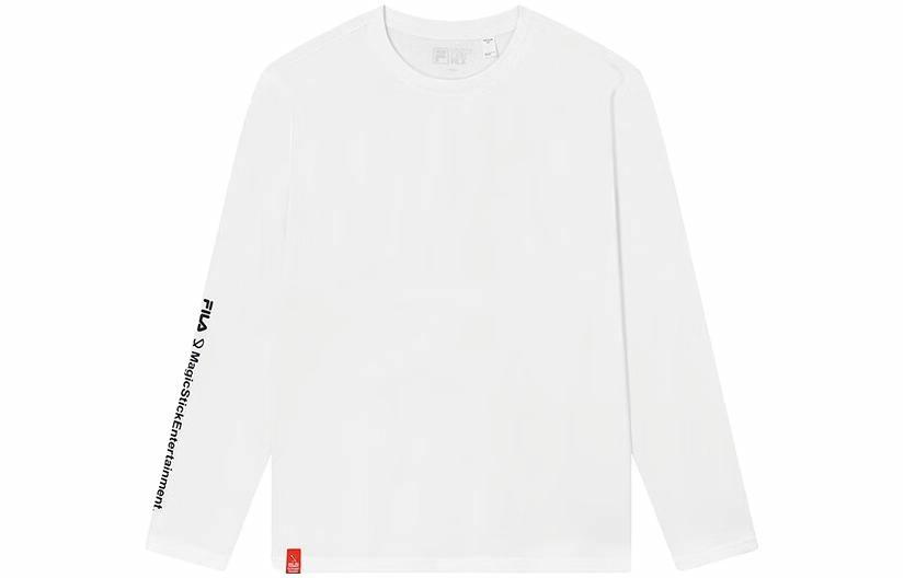 Мужской лонгслив Fila Logo (белый)