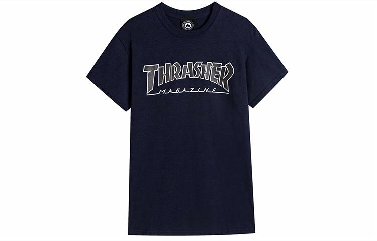 Футболка Thrasher (темно-синяя)