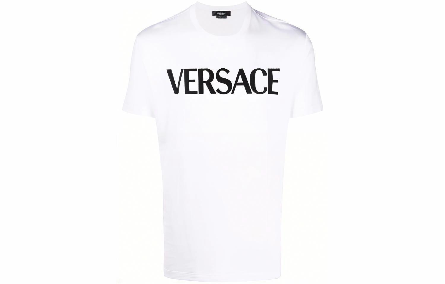 Мужская футболка Versace Logo (белая)