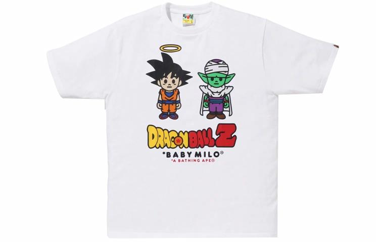 Мужская футболка A BATHING APE A BATHING APE x DRAGON (белая) — фото 3
