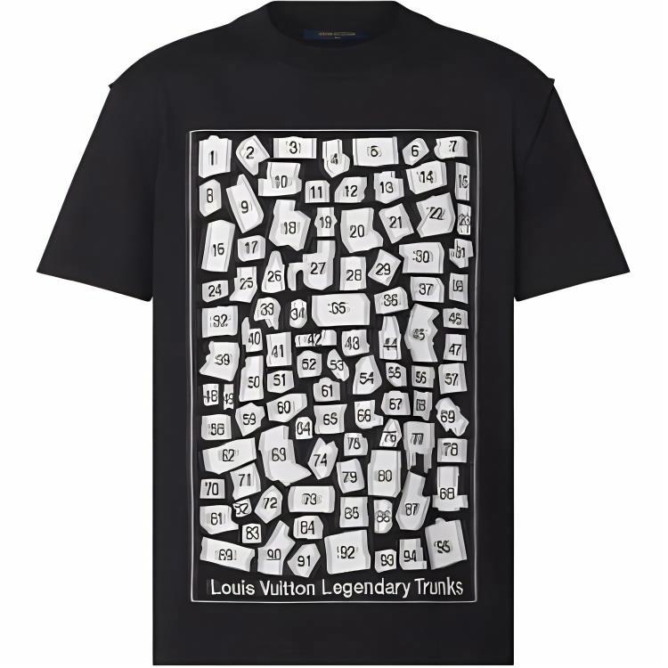 Мужская футболка Louis Vuitton FW22 (разноцветная)