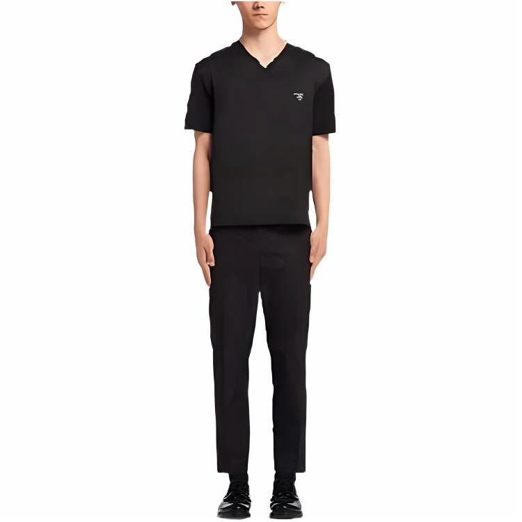 Мужская футболка Prada UJN804 (черная)