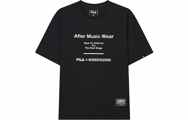 Мужские футболка Fila MIHARA YASUHIRO (черная)