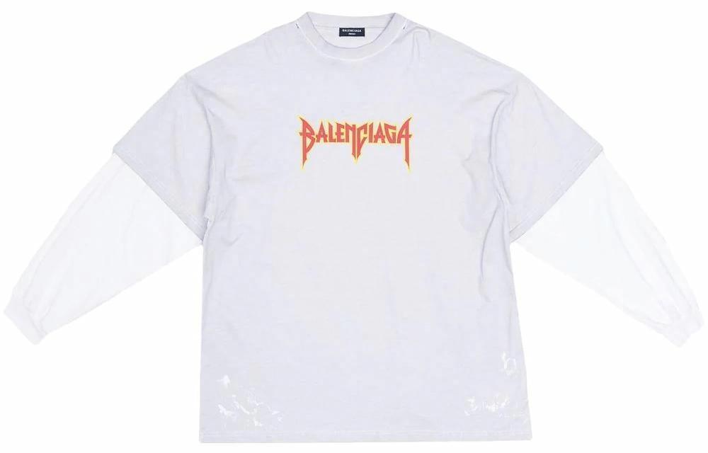 Мужская футболка Balenciaga (серая)