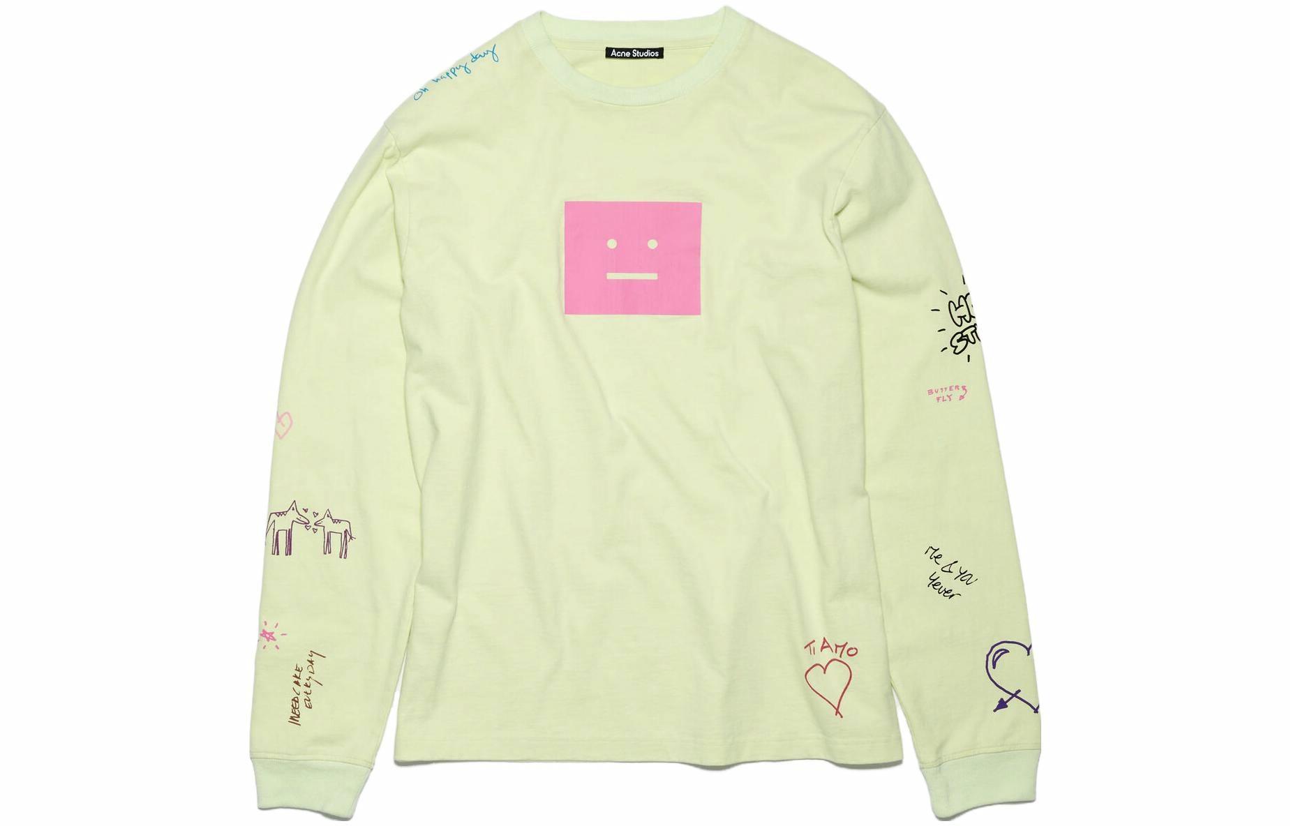Женская футболка Acne Studios SS23 (зеленая)