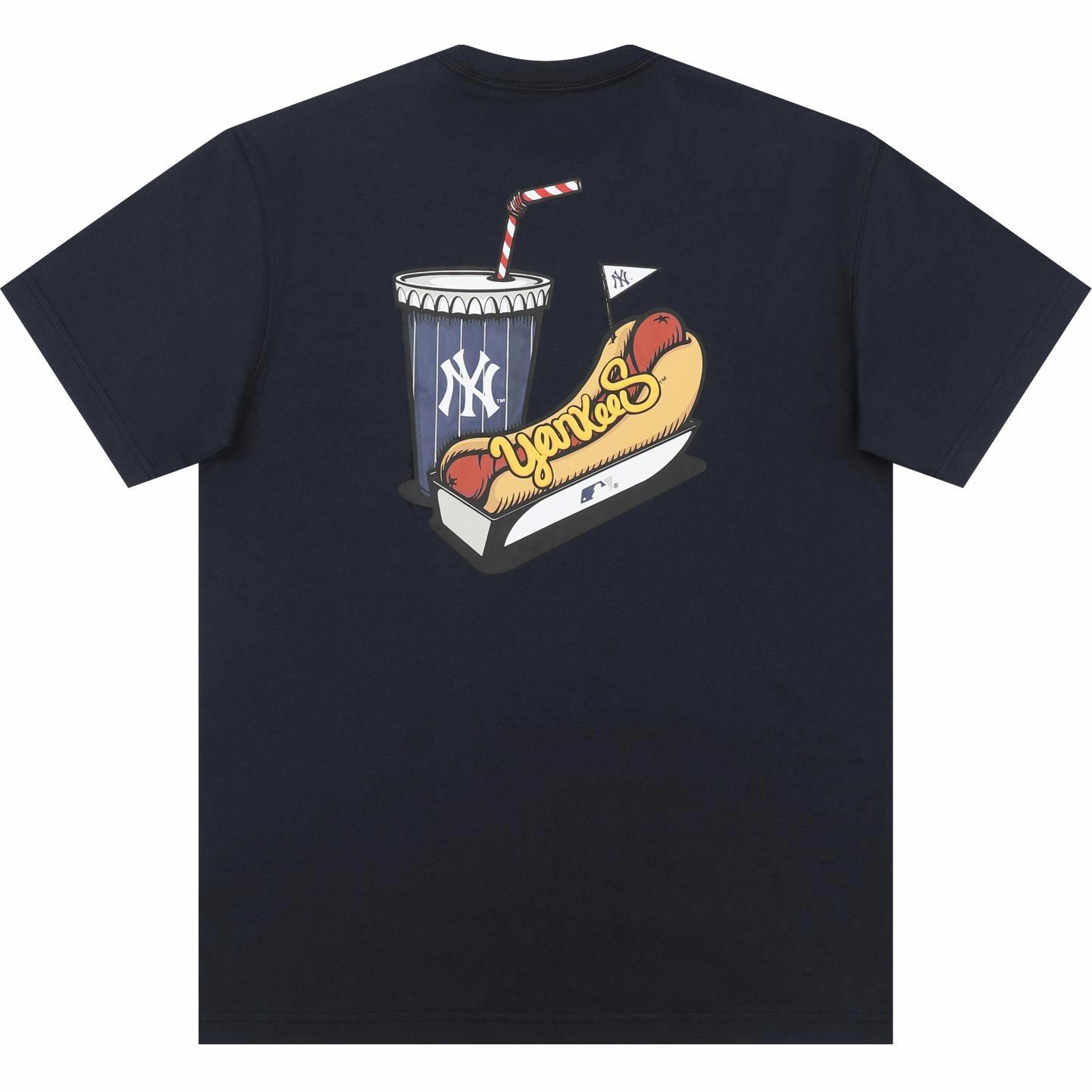 Футболка New Era x MLB (темно-синяя)