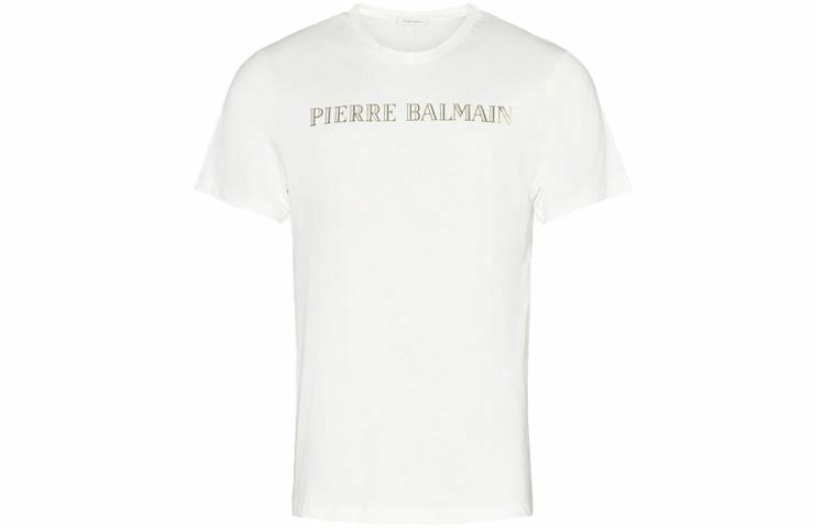 Мужская футболка BALMAIN (белая)