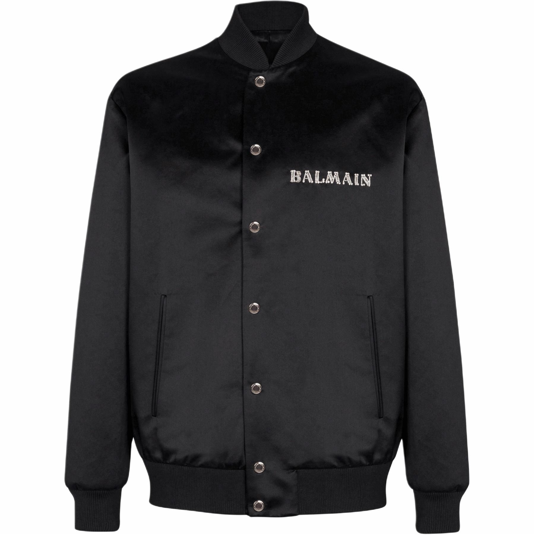 Мужская куртка BALMAIN Galaxy Bomber (черная)