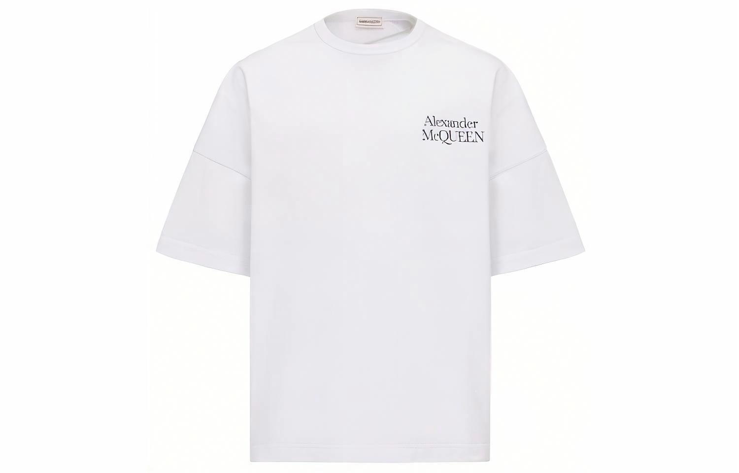 Мужская футболка Alexander McQueen SS23 (белая)