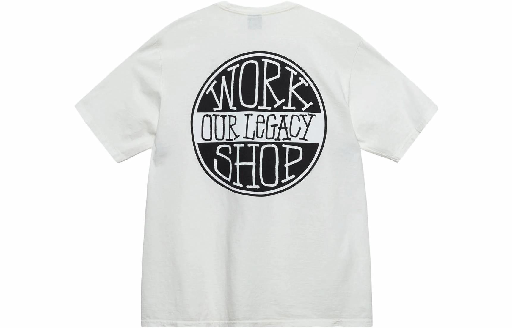 Футболка Stussy x OUR LEGACY SS23 DOT TEE (черная)