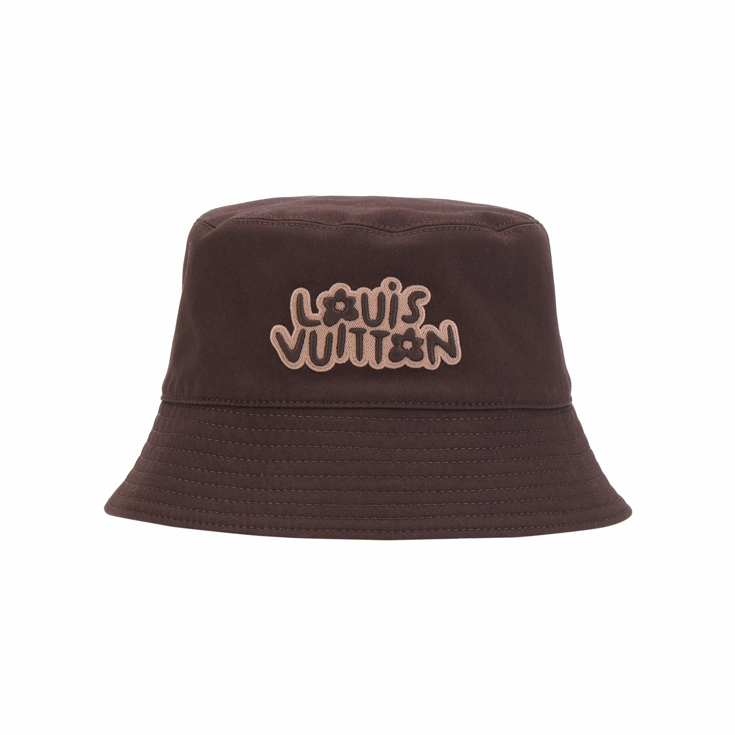 Мужская панама Louis Vuitton Monogram Craggy (коричневая)