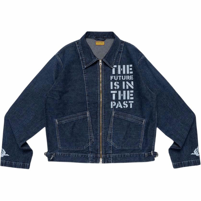Куртка Human Made Zip Double Pocket (синяя)