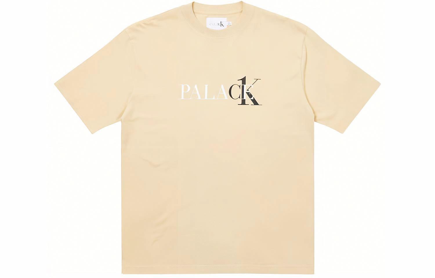 Футболка Palace x Calvin Klein SS22 T-Shirt Wheat (пшеничная)