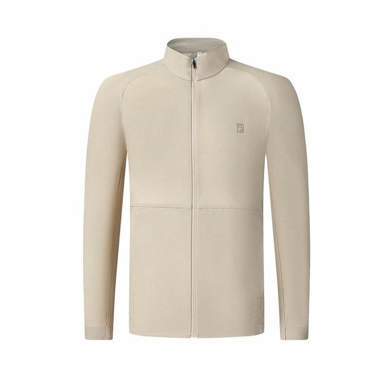 Мужская куртка FILA Golf Jacket (бежевая)