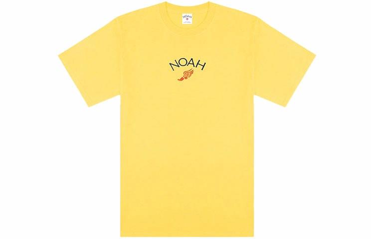 Футболка NOAH Wings Embroidered Tee (желтая)