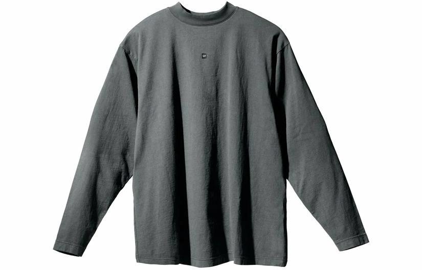 Футболка Yeezy YEEZY x Gap x Balenciaga Logo Longsleeve Tee T (темно-зеленая)