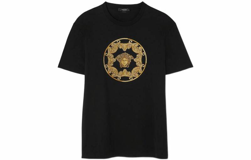 Мужская футболка Versace Medusa Tee (черная)